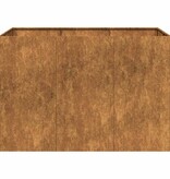 vidaXL Plantenbak roestig 120x80x80 cm weervast staal