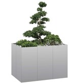 vidaXL Plantenbak 120x80x80 cm gegalvaniseerd staal