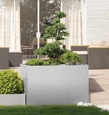vidaXL Plantenbak 120x80x80 cm gegalvaniseerd staal