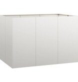 vidaXL Plantenbak 120x80x80 cm roestvrij staal
