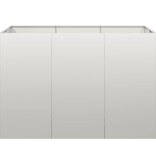 vidaXL Plantenbak 120x80x80 cm roestvrij staal