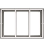 vidaXL Plantenbak 120x80x80 cm roestvrij staal