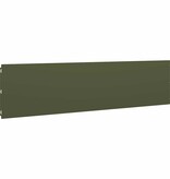 VidaXL Gazonranden 10 st 25x103 cm koudgewalst staal olijfgroen