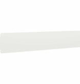 VidaXL Gazonranden 10 st 20x103 cm koudgewalst staal wit