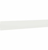 VidaXL Gazonranden 10 st 15x103 cm koudgewalst staal wit