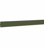 VidaXL Gazonranden 10 st 10x103 cm koudgewalst staal olijfgroen