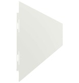 VidaXL Gazonranden 10 st 10x103 cm koudgewalst staal wit