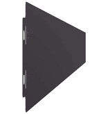 VidaXL Gazonranden 10 st 10x103 cm koudgewalst staal zwart