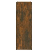 vidaXL Tv-meubelen 2 st 30,5x30x90 cm bewerkt hout gerookt eikenkleur