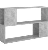 vidaXL Boekenkast 100x24x63 cm bewerkt hout betongrijs