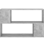 vidaXL Boekenkast 100x24x63 cm bewerkt hout betongrijs