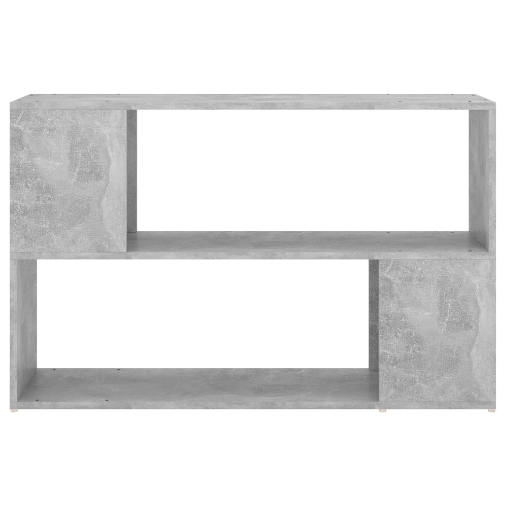 vidaXL Boekenkast 100x24x63 cm bewerkt hout betongrijs
