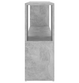 vidaXL Boekenkast 100x24x63 cm bewerkt hout betongrijs