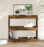 vidaXL Boekenkast/kamerscherm 80x30x72 cm gerookt eikenkleurig