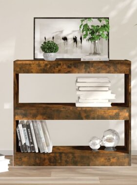VidaXL Boekenkast/kamerscherm 80x30x72 cm gerookt eikenkleurig