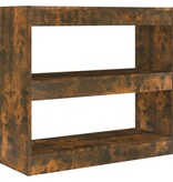 vidaXL Boekenkast/kamerscherm 80x30x72 cm gerookt eikenkleurig