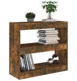 vidaXL Boekenkast/kamerscherm 80x30x72 cm gerookt eikenkleurig