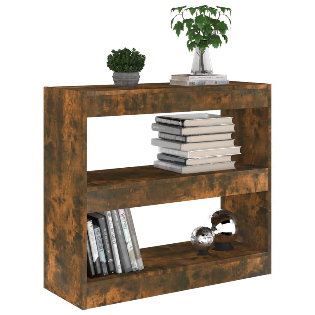 vidaXL Boekenkast/kamerscherm 80x30x72 cm gerookt eikenkleurig