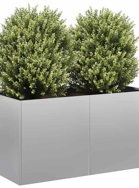 vidaXL Plantenbak 80x40x40 cm gegalvaniseerd staal