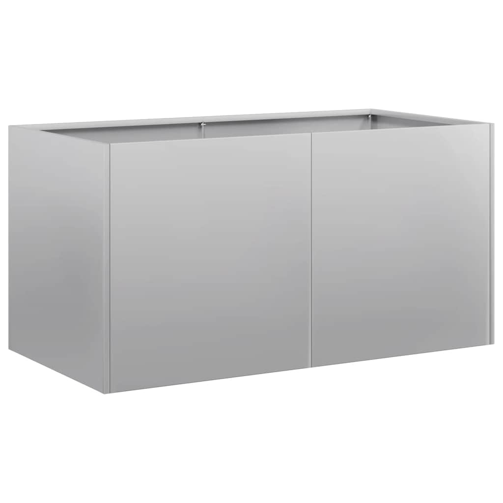 vidaXL Plantenbak 80x40x40 cm gegalvaniseerd staal