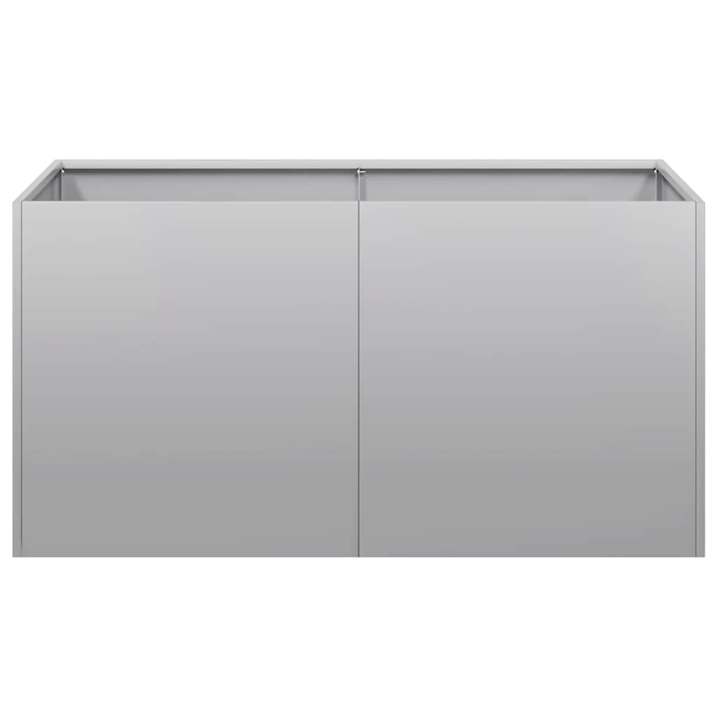 vidaXL Plantenbak 80x40x40 cm gegalvaniseerd staal