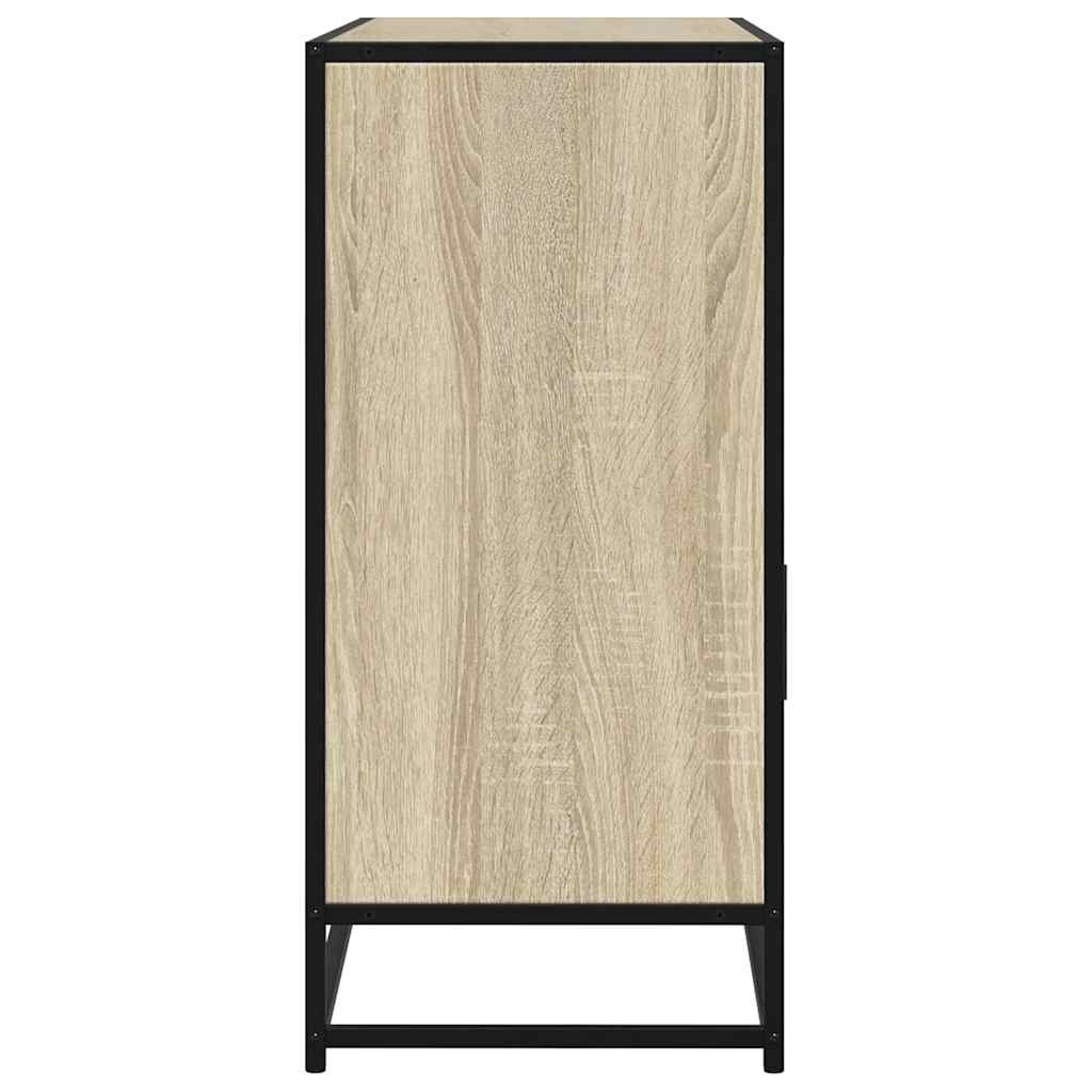 vidaXL Dressoir 100x35x76 cm bewerkt hout sonoma eikenkleurig