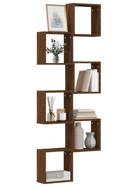 VidaXL Wandschappen kubus 6 st 30x15x30 cm sonoma bruin eikenkleurig