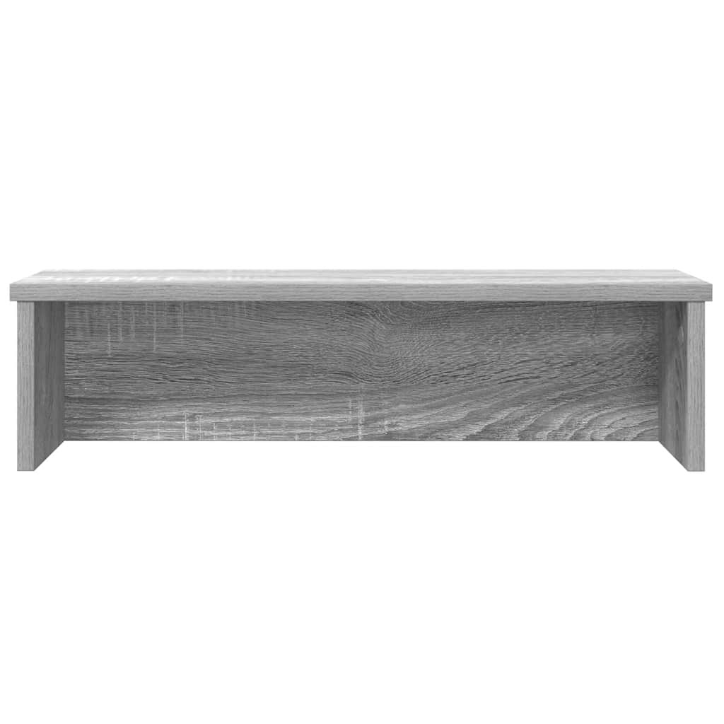 vidaXL Keukenrekken stapelbaar 2 st 50x15x16 cm grijs sonoma eiken