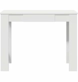VidaXL Bureau 100x45x75 cm bewerkt hout wit