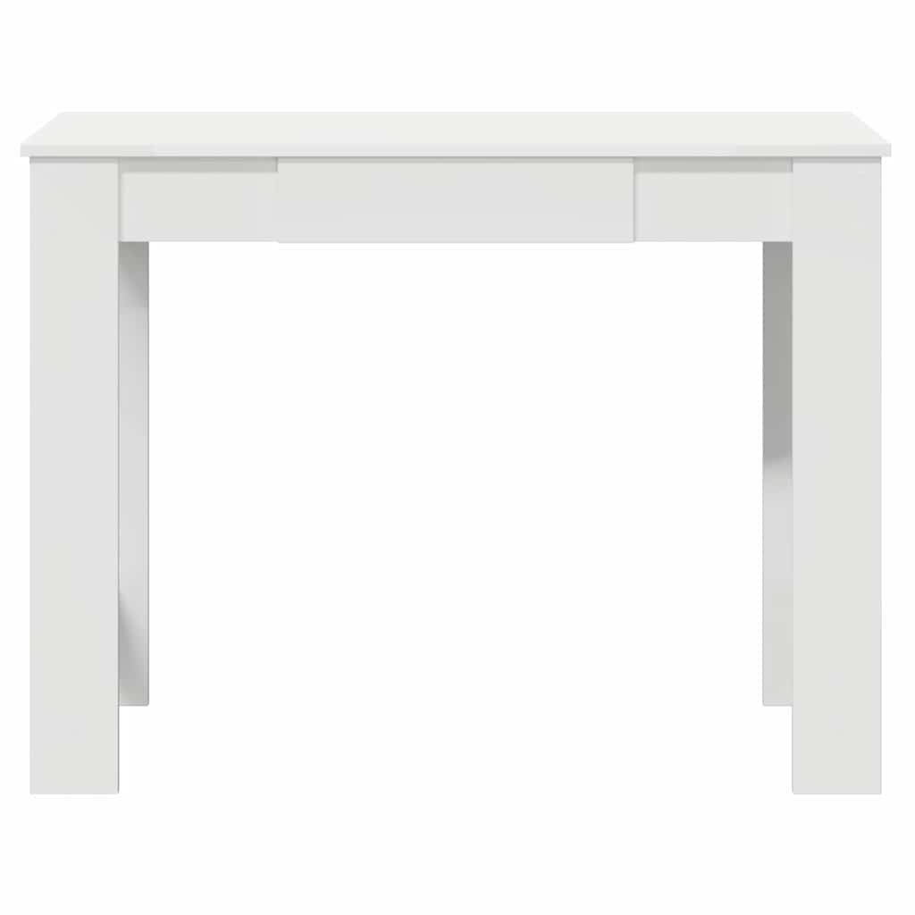VidaXL Bureau 100x45x75 cm bewerkt hout wit