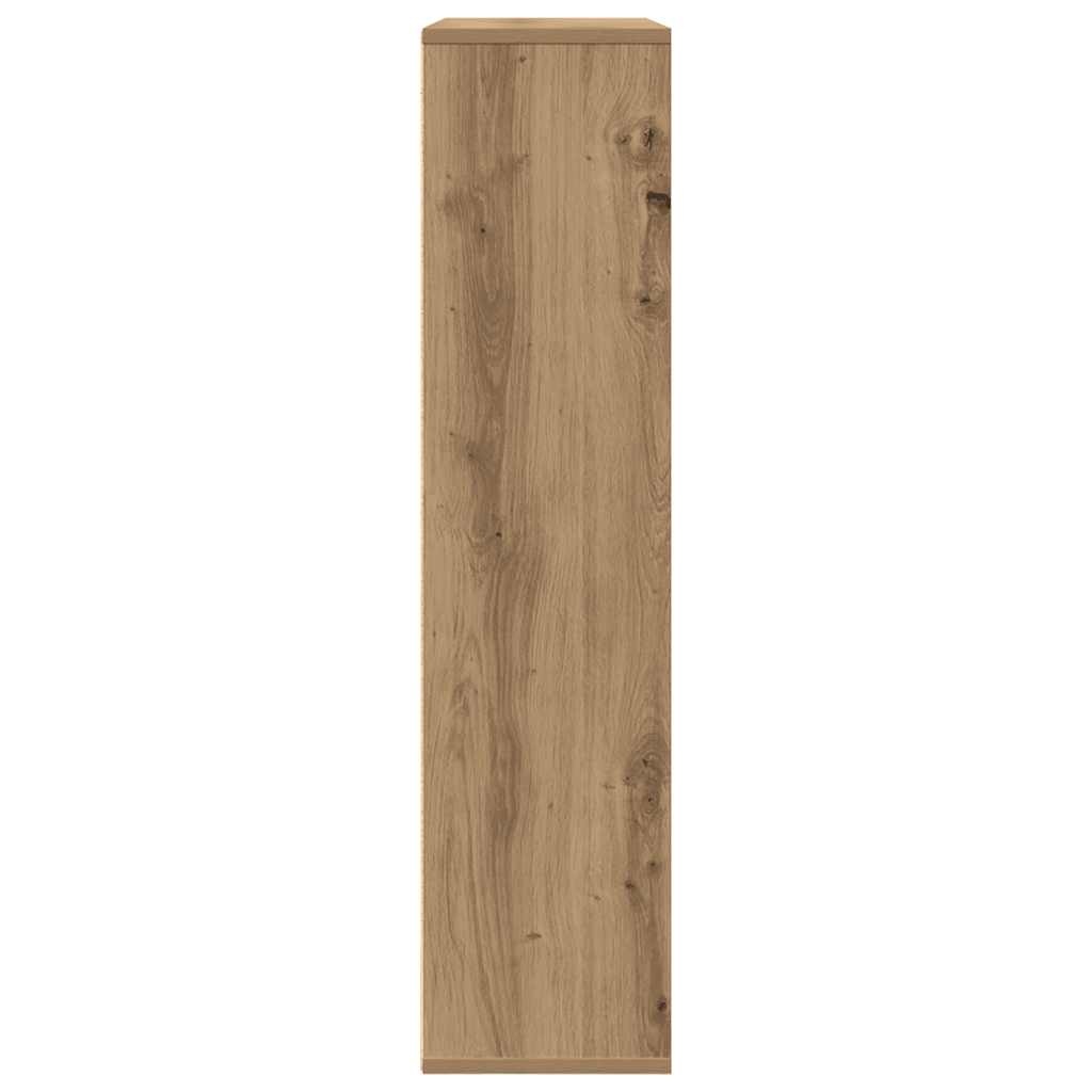VidaXL Boekenkast 89x24x101,5 cm bewerkt hout artisanaal eikenkleurig