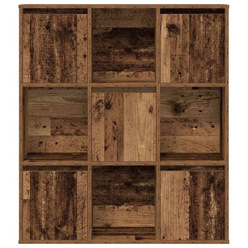 VidaXL Boekenkast 89x24x101,5 cm bewerkt hout oud houtkleurig