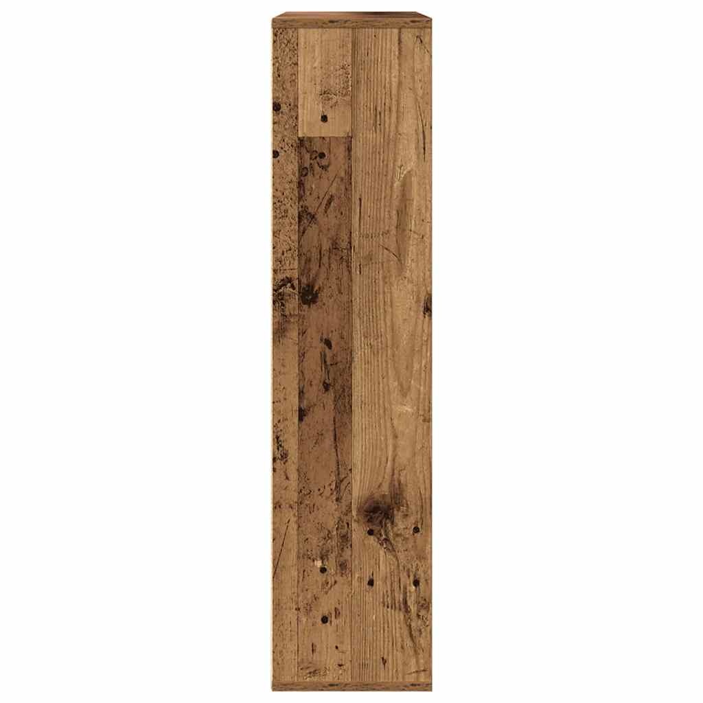 VidaXL Boekenkast 89x24x101,5 cm bewerkt hout oud houtkleurig