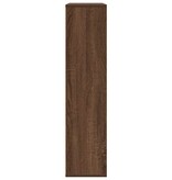 VidaXL Boekenkast 89x24x101,5 cm bewerkt hout bruin eikenkleurig
