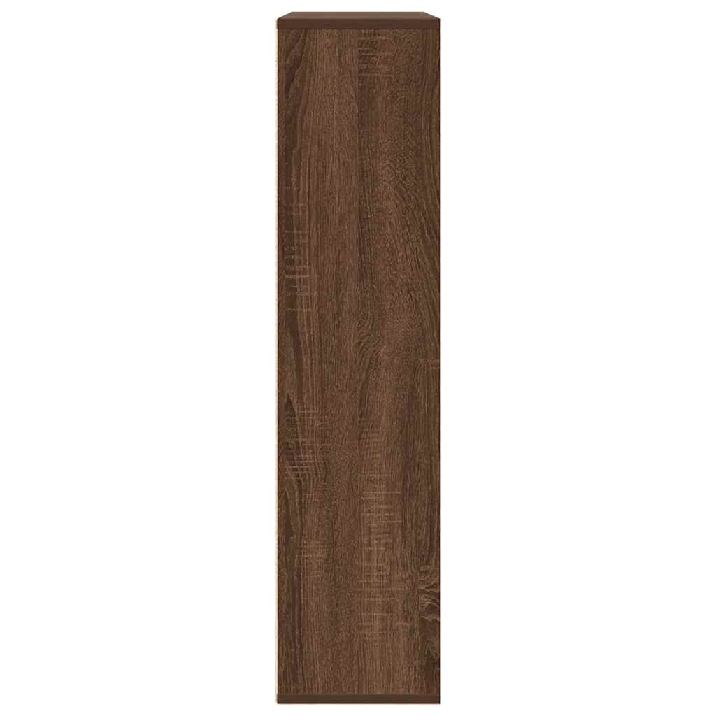 VidaXL Boekenkast 89x24x101,5 cm bewerkt hout bruin eikenkleurig