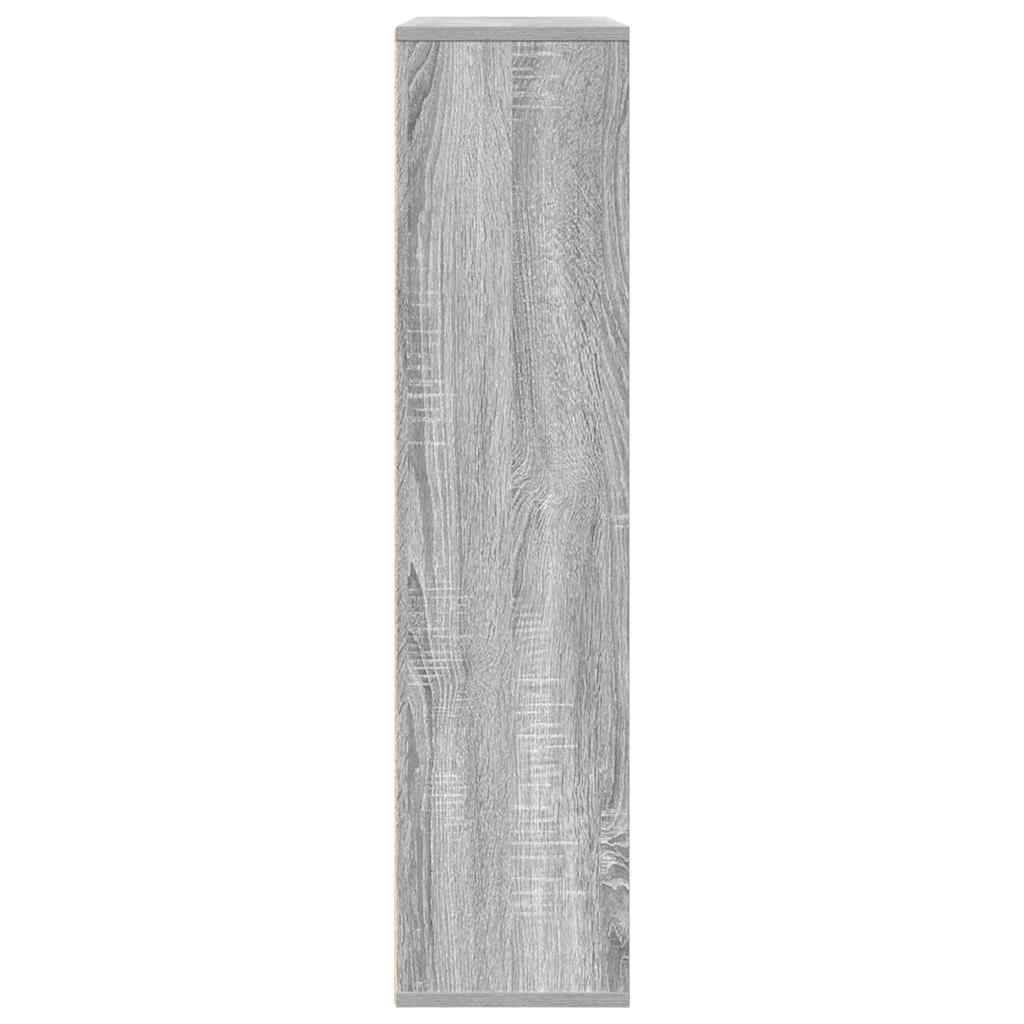 VidaXL Boekenkast 89x24x101,5 cm bewerkt hout grijs sonoma eikenkleur