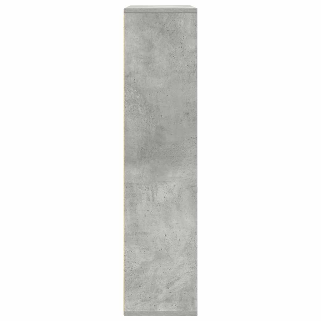 VidaXL Boekenkast 89x24x101,5 cm bewerkt hout betongrijs