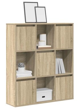 VidaXL Boekenkast 89x24x101,5 cm bewerkt hout sonoma eikenkleurig