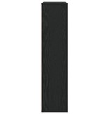 VidaXL Boekenkast 89x24x101,5 cm bewerkt hout zwart eikenkleurig