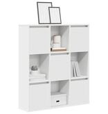 VidaXL Boekenkast 89x24x101,5 cm bewerkt hout wit