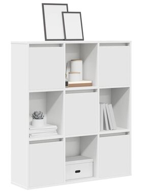 VidaXL Boekenkast 89x24x101,5 cm bewerkt hout wit