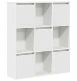 VidaXL Boekenkast 89x24x101,5 cm bewerkt hout wit