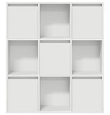 VidaXL Boekenkast 89x24x101,5 cm bewerkt hout wit