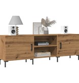 VidaXL Tv-meubel 150x30x50 cm bewerkt hout artisanaal eikenkleurig
