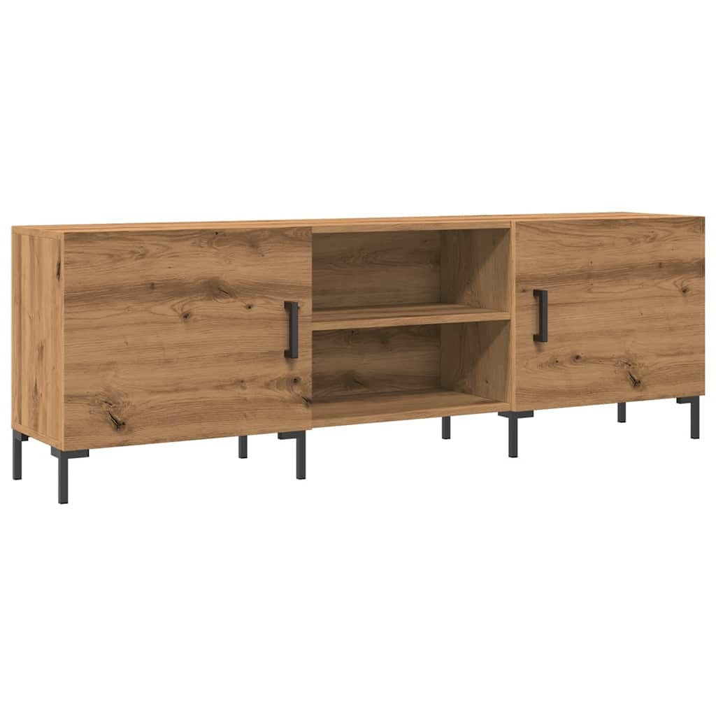 VidaXL Tv-meubel 150x30x50 cm bewerkt hout artisanaal eikenkleurig