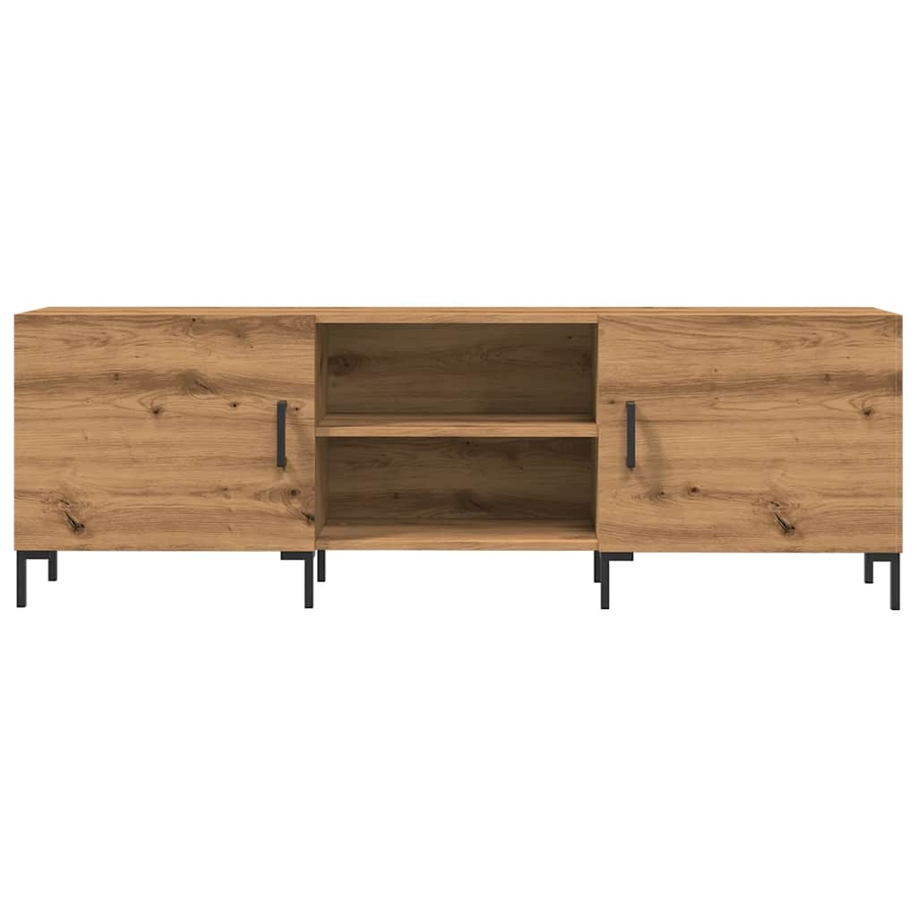 VidaXL Tv-meubel 150x30x50 cm bewerkt hout artisanaal eikenkleurig