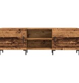 VidaXL Tv-meubel 150x30x50 cm bewerkt hout oud houtkleurig
