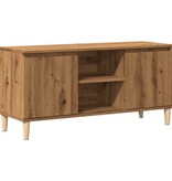VidaXL Tv-meubel 102x35x50 cm bewerkt hout artisanaal eikenkleur