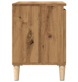 VidaXL Tv-meubel 102x35x50 cm bewerkt hout artisanaal eikenkleur