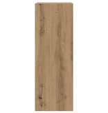 VidaXL Tv-meubel 30,5x30x90 cm bewerkt hout artisanaal eikenkleurig